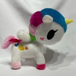 7” TokiDoki Neon Star Bella Unicorno plush great condition unicorn rainbow